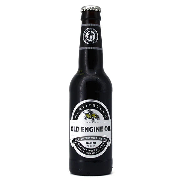 HARVIESTOUN OLD ENGINE OIL BLACK ALE 330ML BT @ MacTaggart Ridge [1011205]