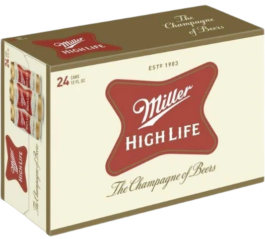 MILLER HIGH LIFE 355ML 24PK CAN