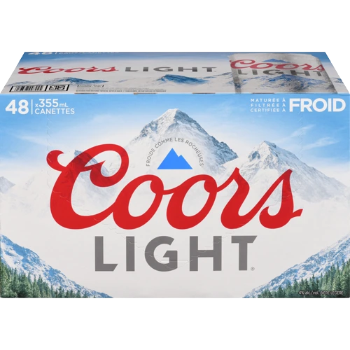 COORS LIGHT 355ML 48PK CAN