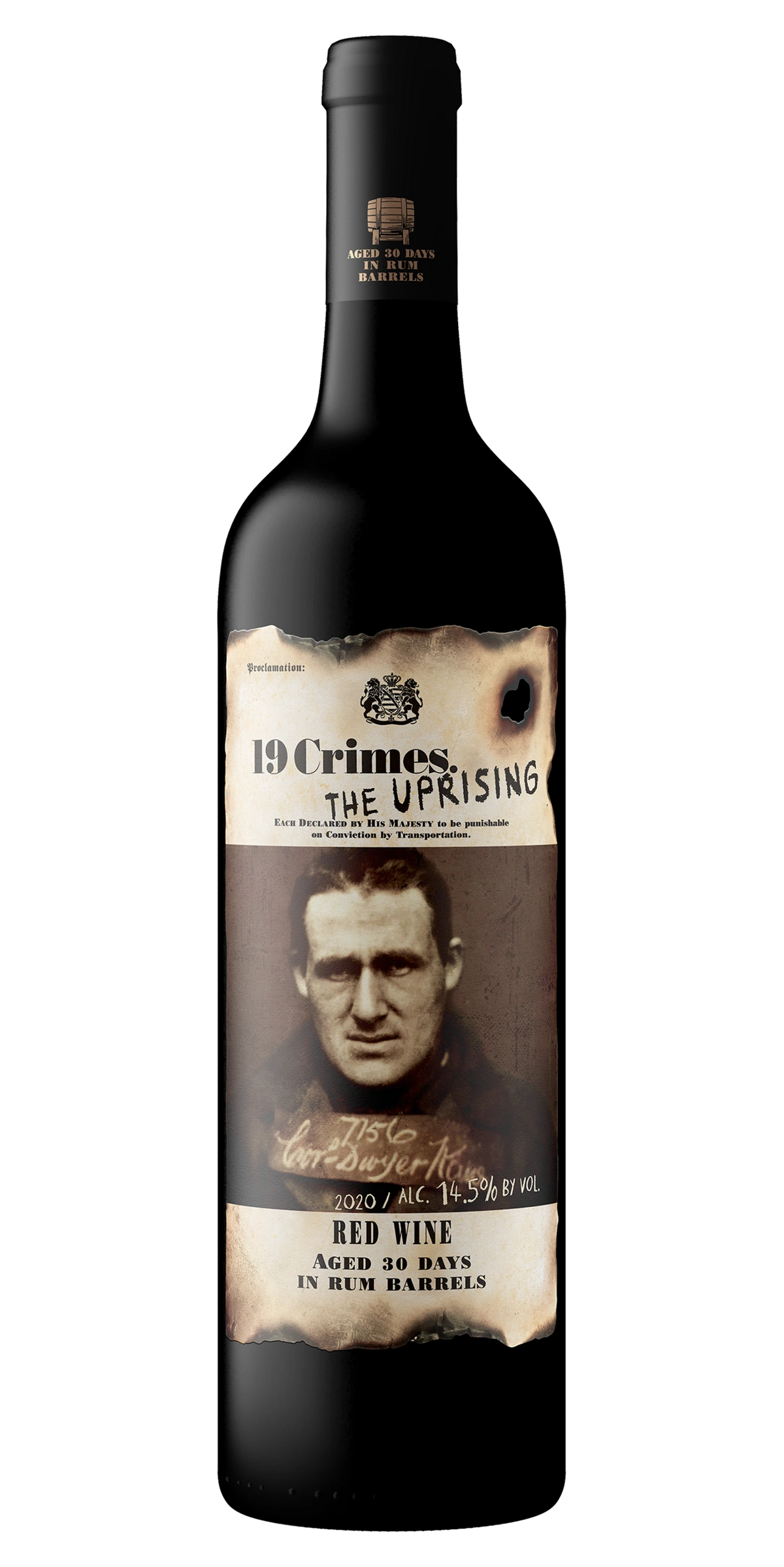 19 CRIMES THE UPRISING RED BLEND 750ML @ MacTaggart [1011404]
