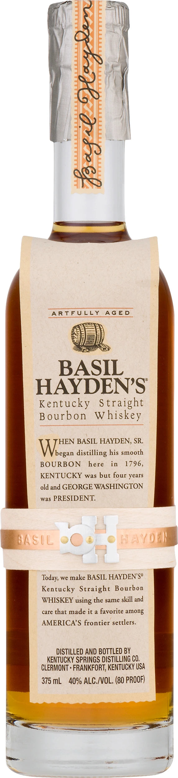 BASIL HAYDEN SMALL BATCH BOURBON WHISKEY 375ML