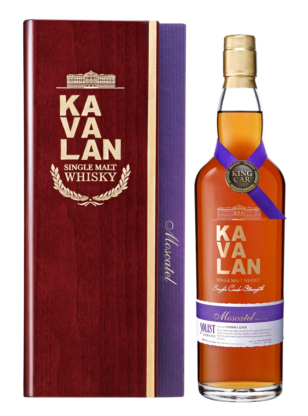 KAVALAN SOLIST MOSCATEL CASK STRENGTH SINGLE MALT 750ML