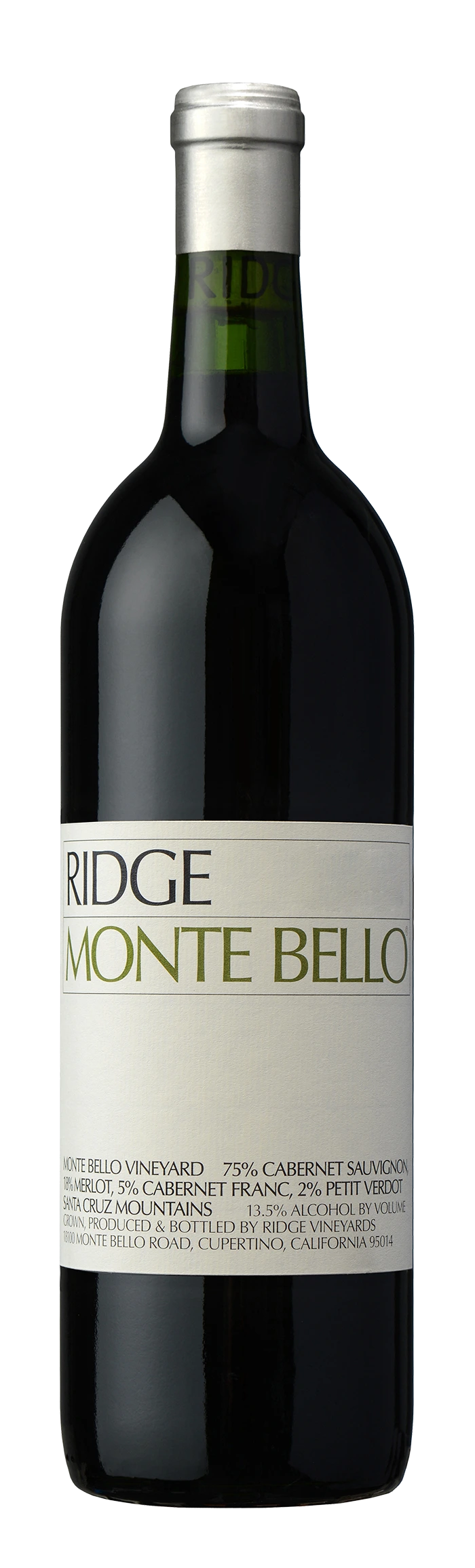 RIDGE MONTE BELLO CABERNET SAUVIGNON 2012 750ML