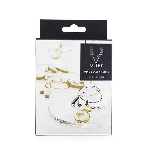 TRUE GOLD PLATED WINE CHARMS