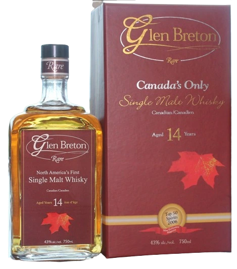 GLEN BRETON 14YR CANADIAN WHISKY 750ML