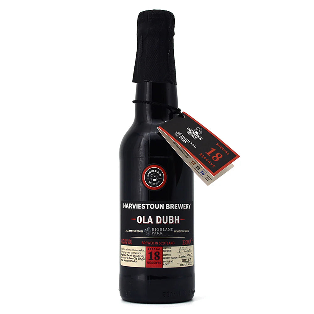 HARVIESTOUN OLA DUBH 18YR BARREL AGED BEER 330ML BT @ Sage Hill [1012184]