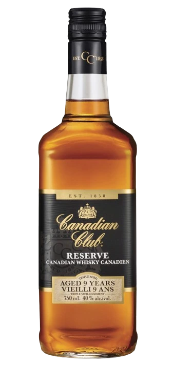 CANADIAN CLUB RESERVE CANADIAN WHISKY 750ML