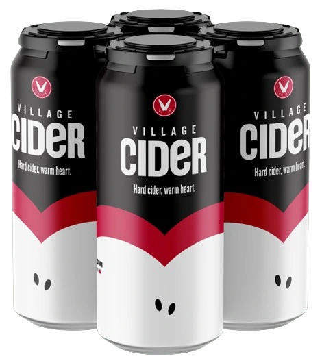 VILLAGE CIDER 473ML 4PK CAN