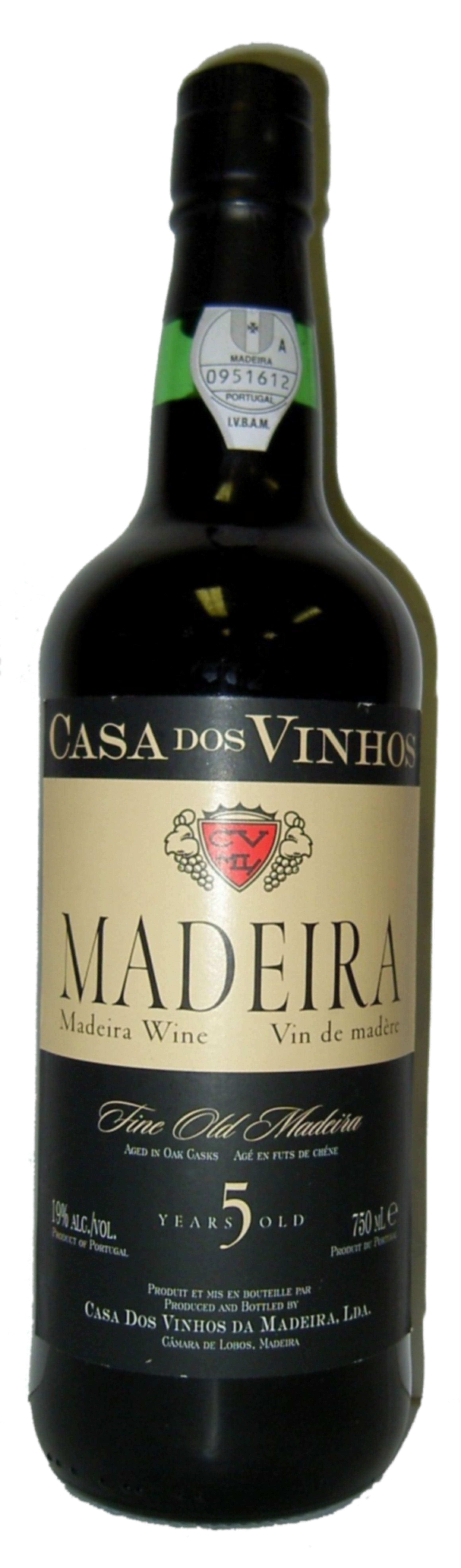 CASA DOS VINHOS 5YR MADEIRA 750ML