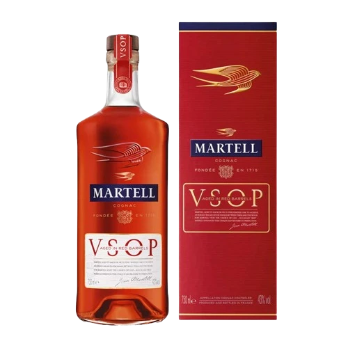 MARTELL VSOP RED BARRELS OLD FINE COGNAC 750ML