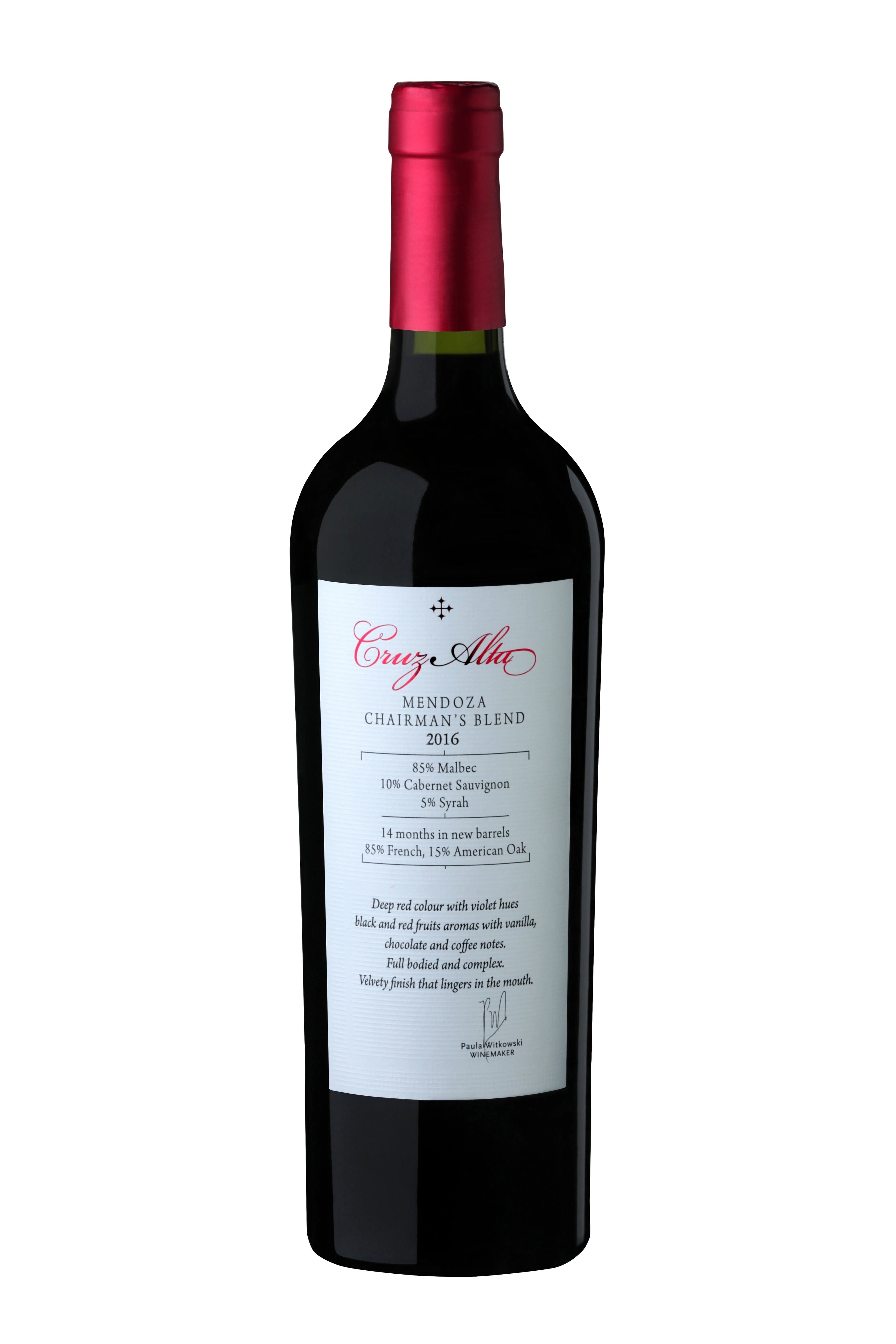 CRUZ ALTA CHAIRMANS RED BLEND 750ML