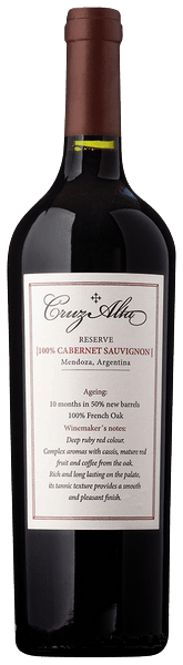 CRUZ ALTA RESERVE CABERNET SAUVIGNON 750ML