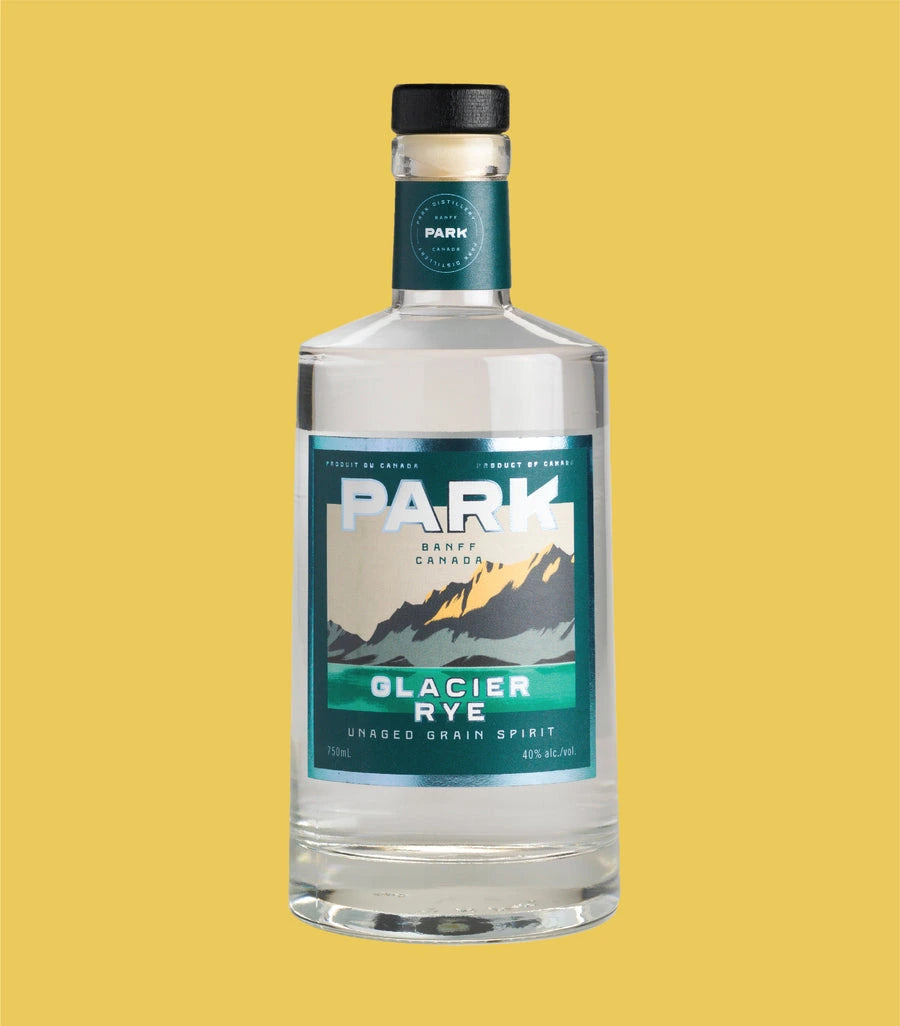PARK GLACIER UNAGED RYE WHISKY 750ML