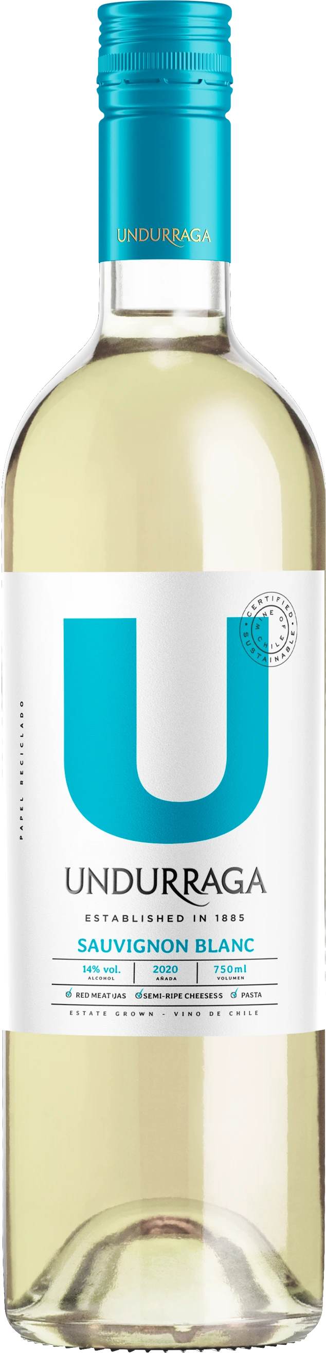 UNDURRAGA SAUVIGNON BLANC 750ML