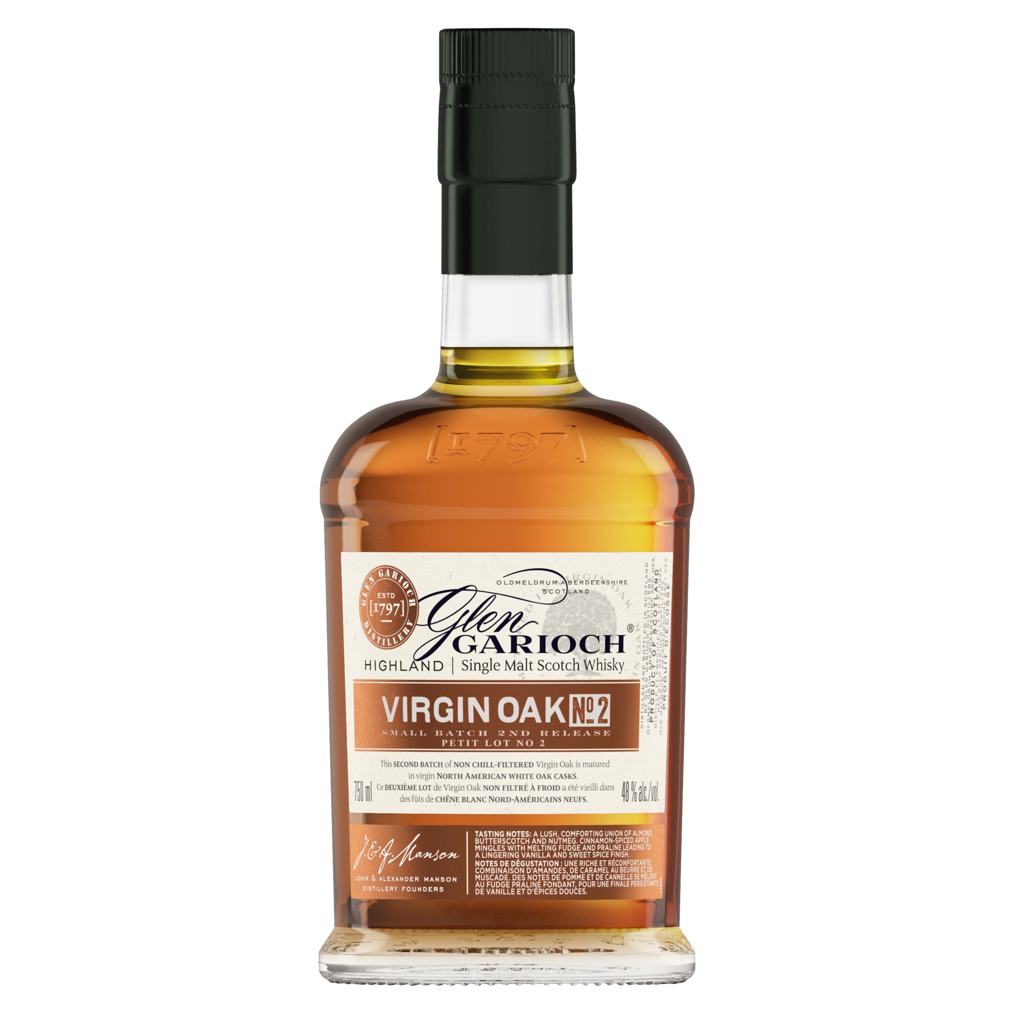 GLEN GARIOCH VIRGIN OAK 2 SCOTCH 750ML