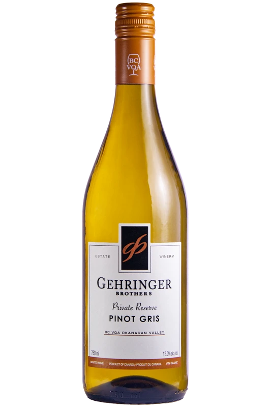 GEHRINGER PRIVATE RESERVE PINOT GRIS VQA 750ML @ Deerfoot Meadows [1013508]