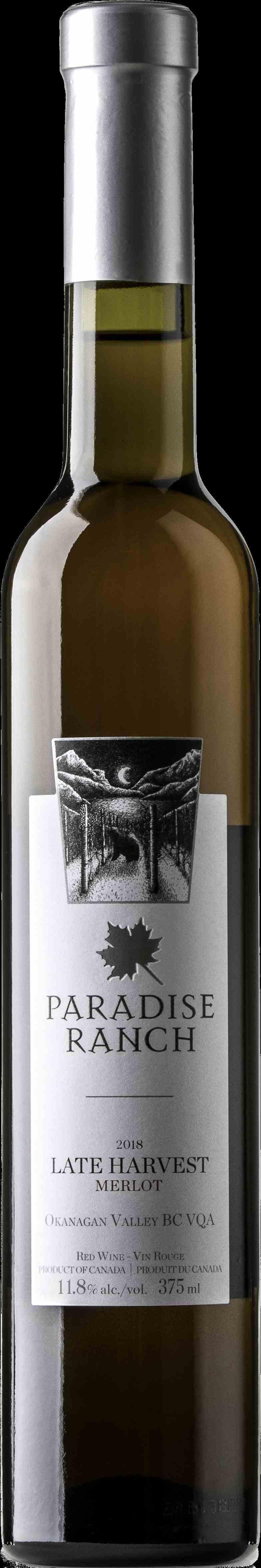 PARADISE RANCH LATE HARVEST MERLOT 375ML @ Deerfoot Meadows [1013550]