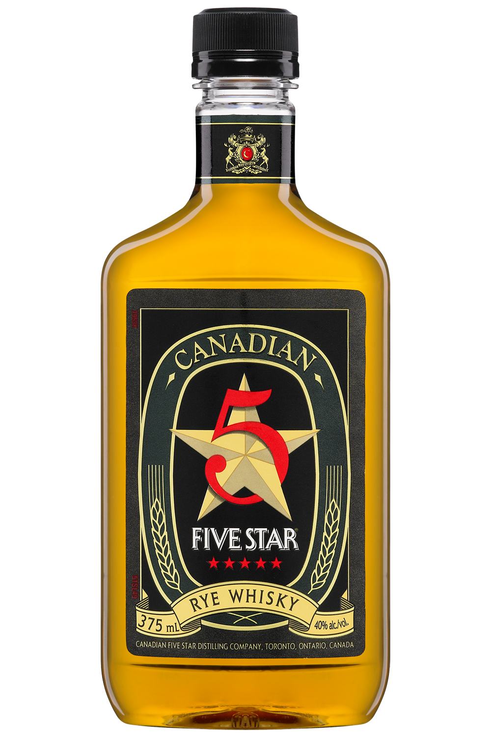 SEAGRAMS FIVE STAR RYE WHISKY 375ML