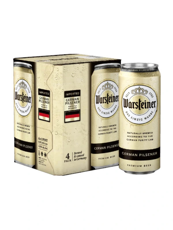 WARSTEINER PREMIUM PILSNER 500ML 4PK CAN @ St. Albert [1013655]