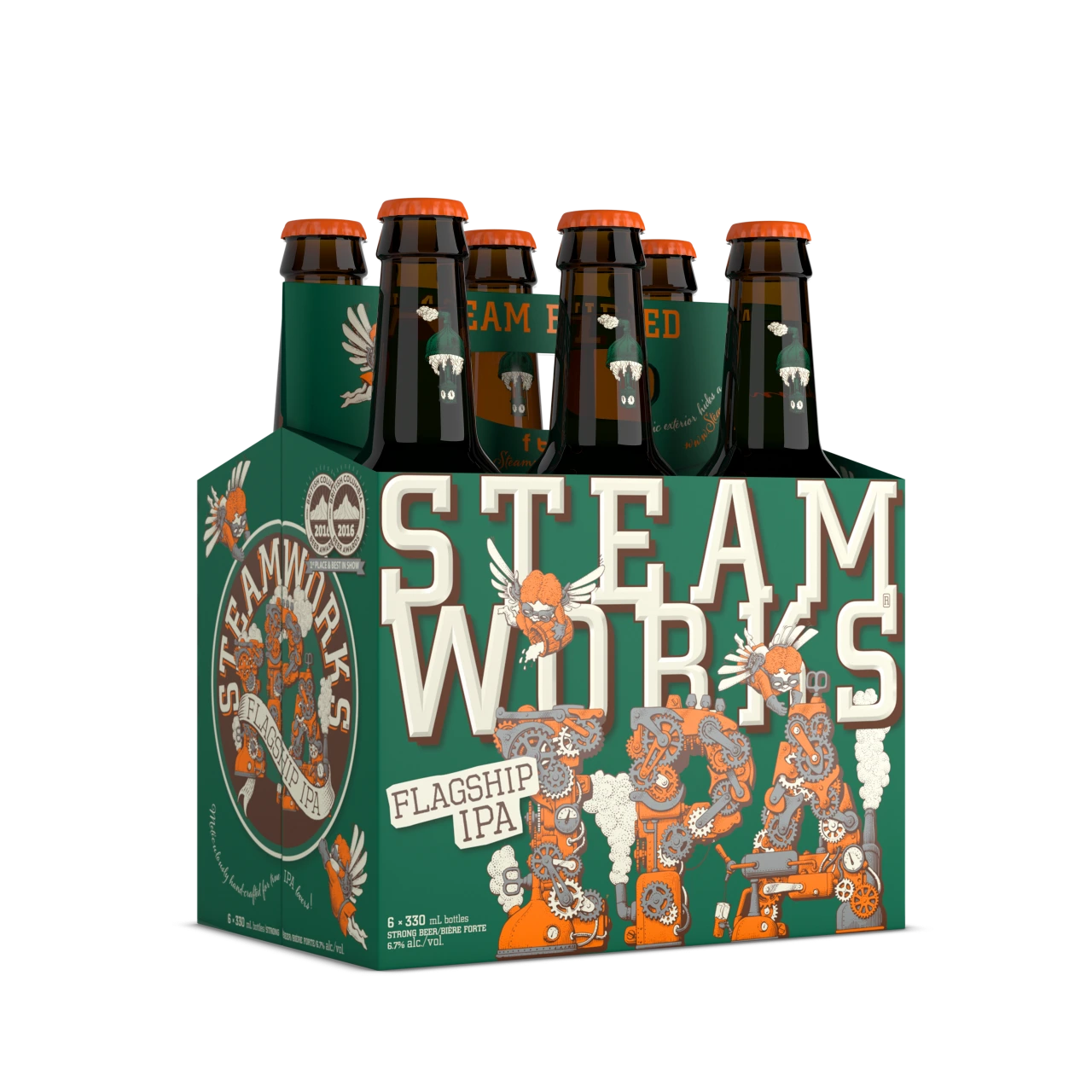 STEAMWORKS FLAGSHIP IPA 330ML 6PK BT