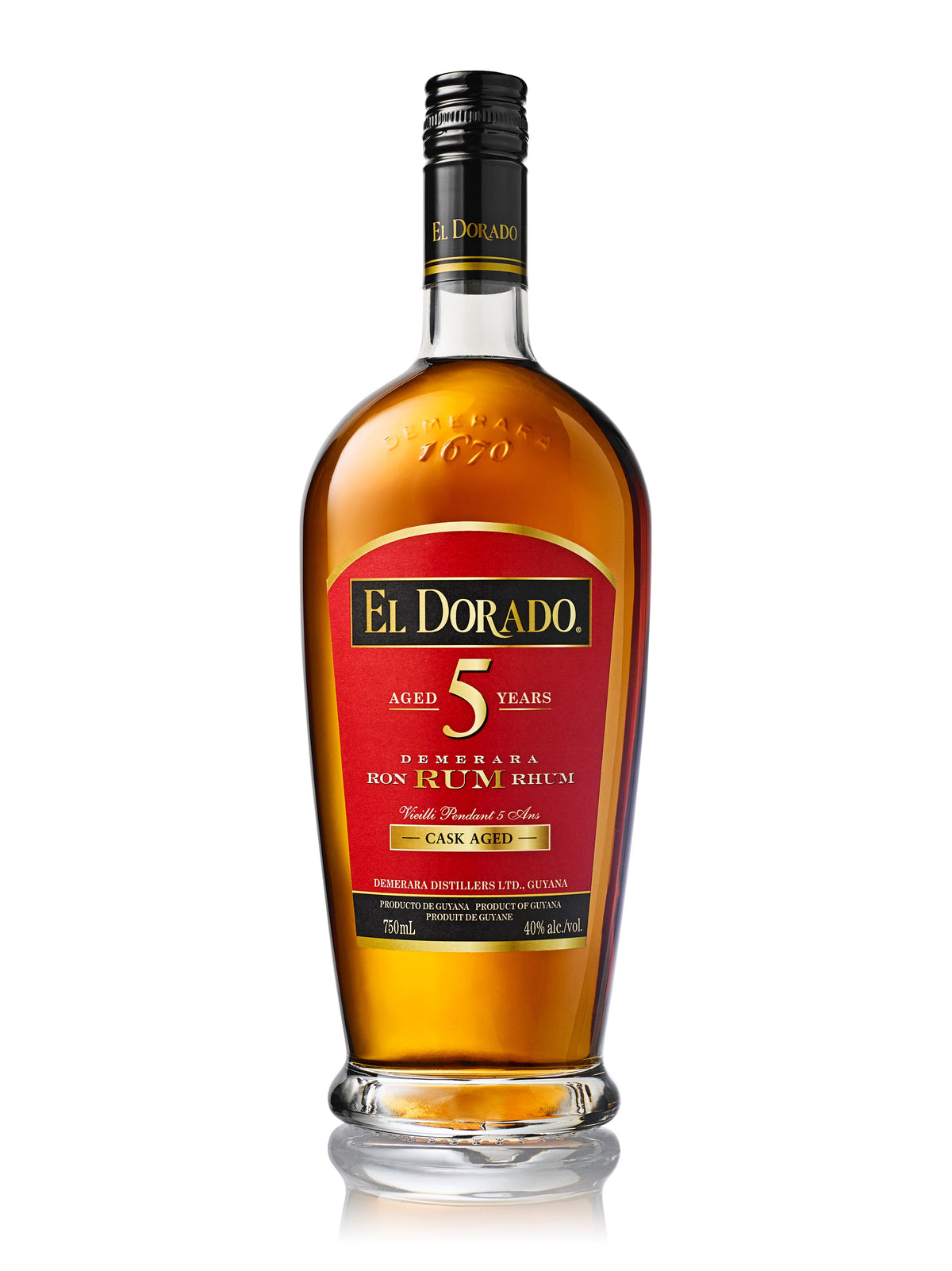 EL DORADO 5YR RUM 750ML