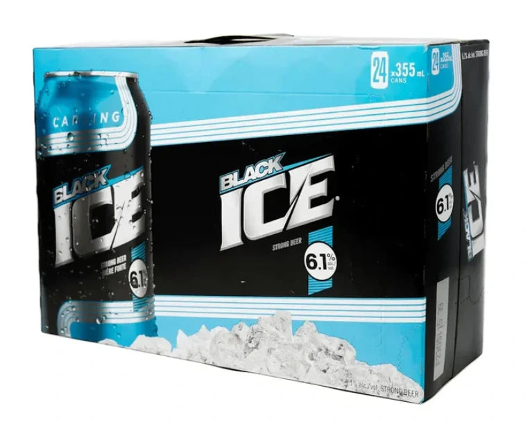 MOLSON BLACK ICE 355ML 24PK CAN