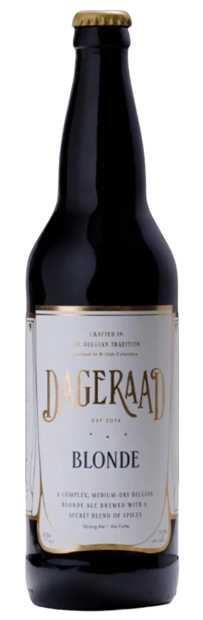 DAGERAAD BLONDE BELGIAN STRONG GOLDEN ALE 650ML BT