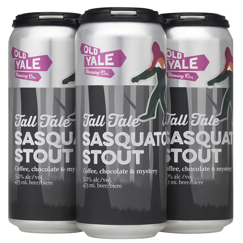 OLD YALE SASQUATCH STOUT 473ML 4PK CAN
