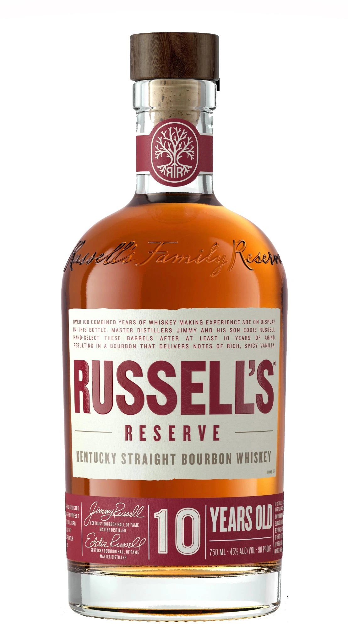 RUSSELLS RESERVE 10YR BOURBON WHISKEY 750ML