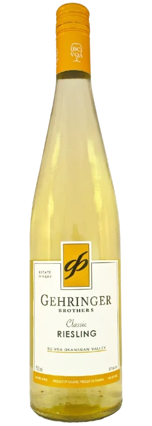 GEHRINGER BROTHERS CLASSIC RIESLING VQA 750ML @ Kelowna [1014442]