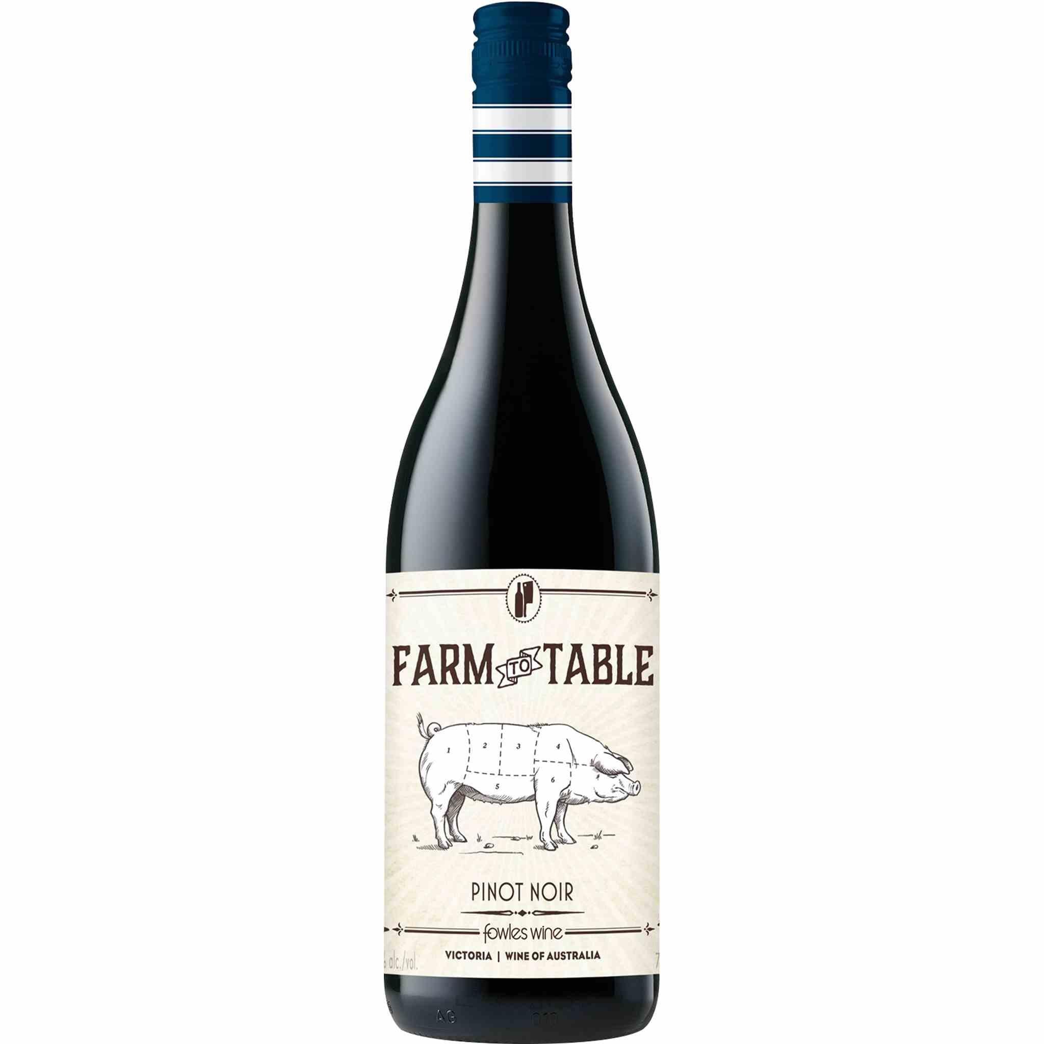 FOWLES FARM TO TABLE PINOT NOIR 750ML