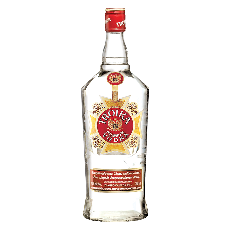 TROIKA VODKA 750ML