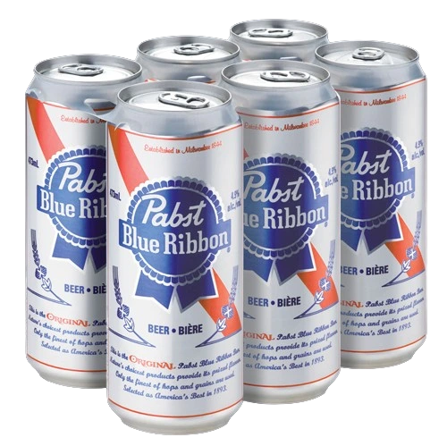 PABST BLUE RIBBON 473ML 6PK CAN