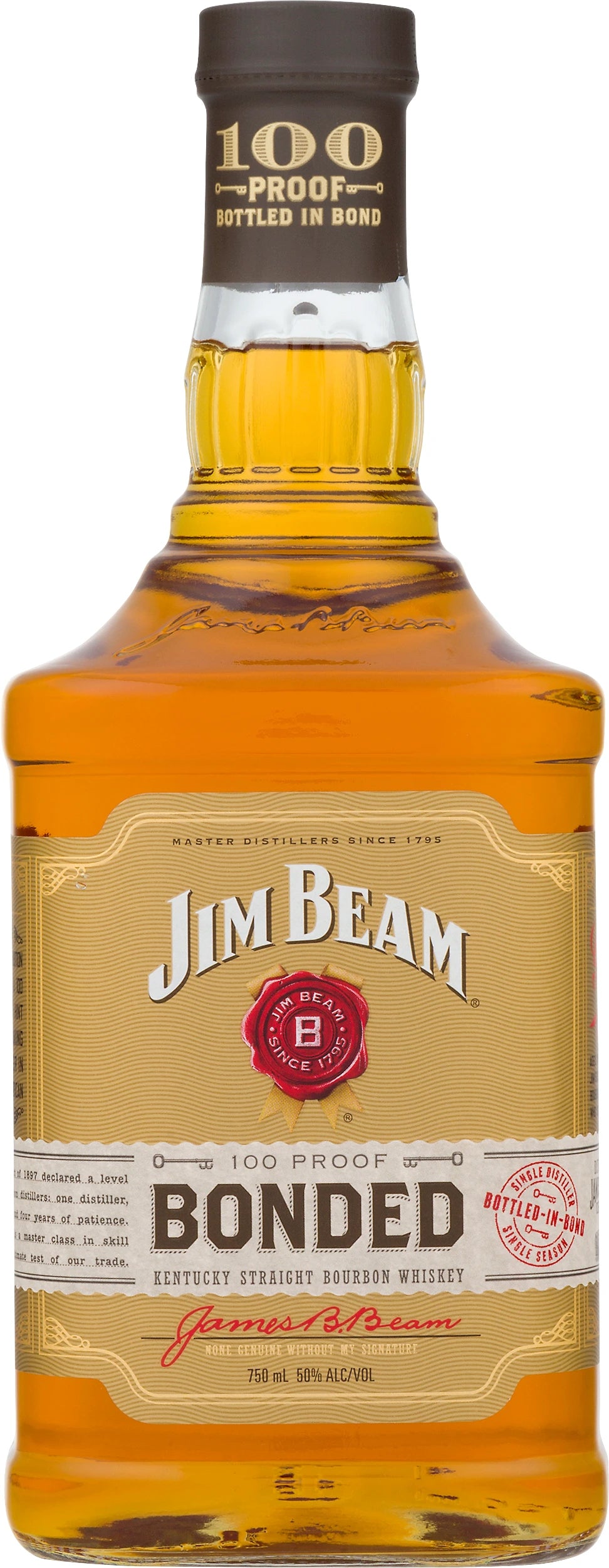 JIM BEAM BONDED BOURBON WHISKEY 750ML