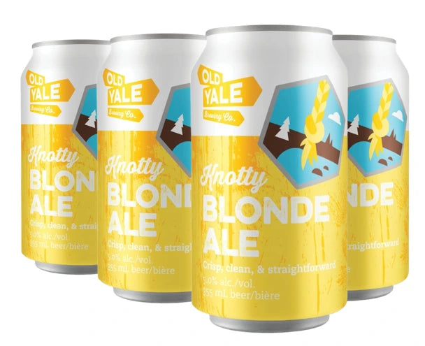 OLD YALE KNOTTY BLONDE ALE 355ML 6PK CAN