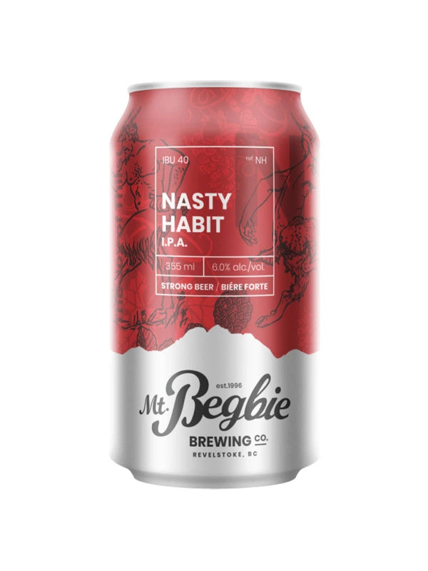 MT BEGBIE NASTY HABIT IPA 355ML 6PK CAN