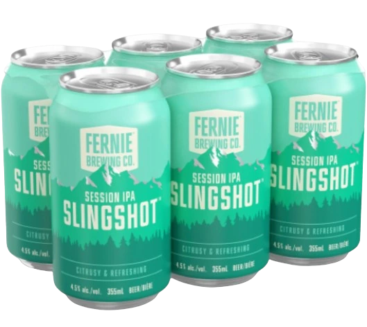 FERNIE SLINGSHOT SESSION IPA 355ML 6PK CAN