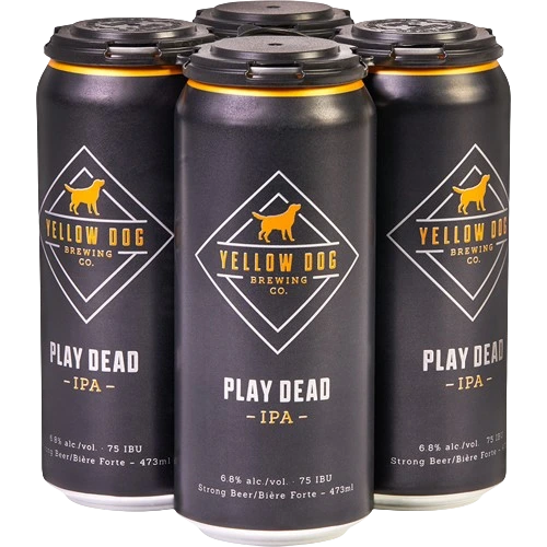 YELLOW DOG PLAY DEAD IPA 473ML 4PK CAN