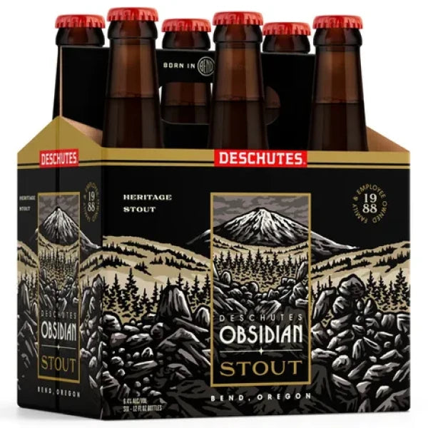 DESCHUTES OBSIDIAN STOUT 355ML 6PK BT