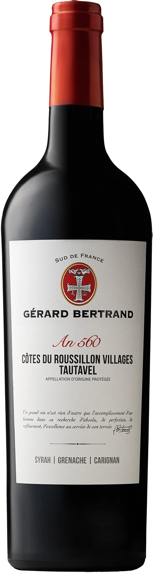 GERARD BERTRAND GRAND TERROIR TAUTAVEL 750ML