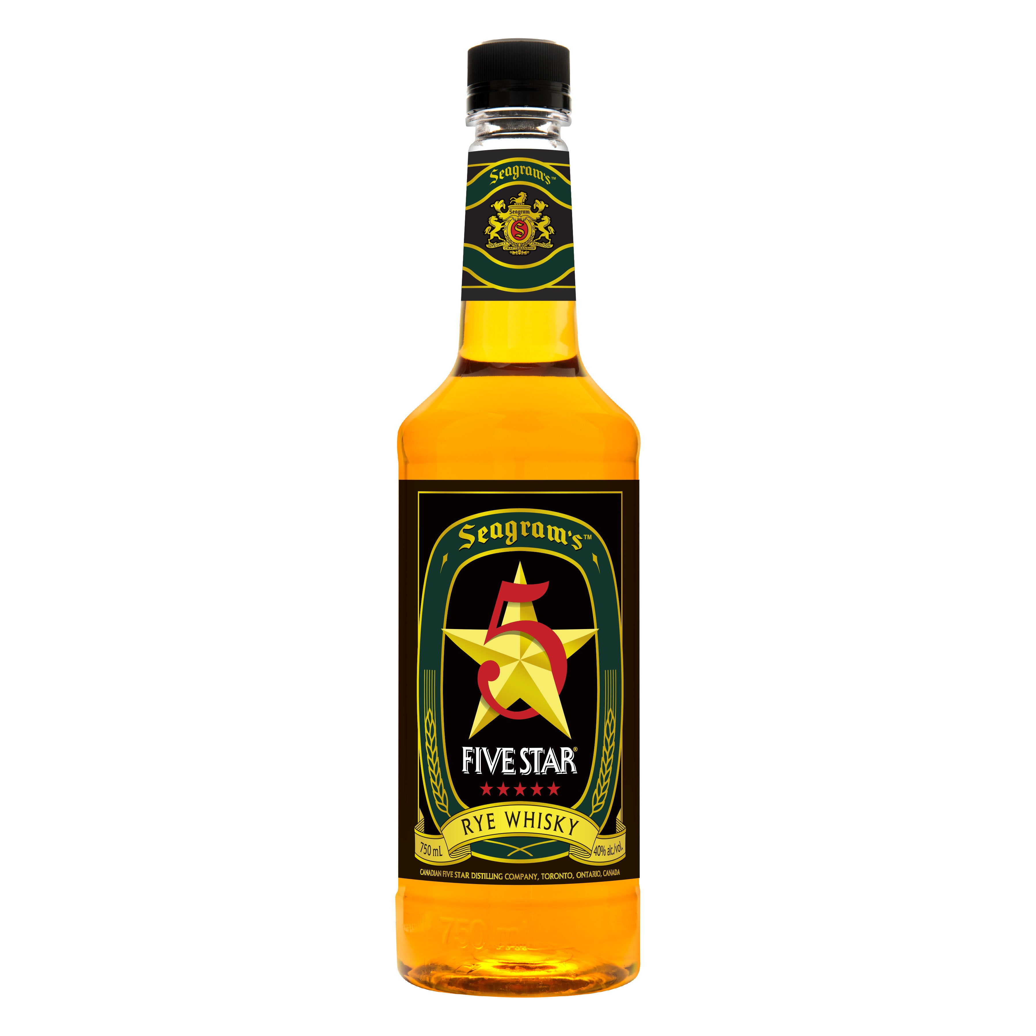 SEAGRAMS FIVE STAR WHISKY 750ML