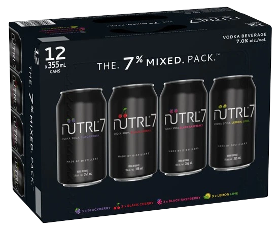 NUTRL VODKA SODA 7% MIXER 355ML 12PK CAN