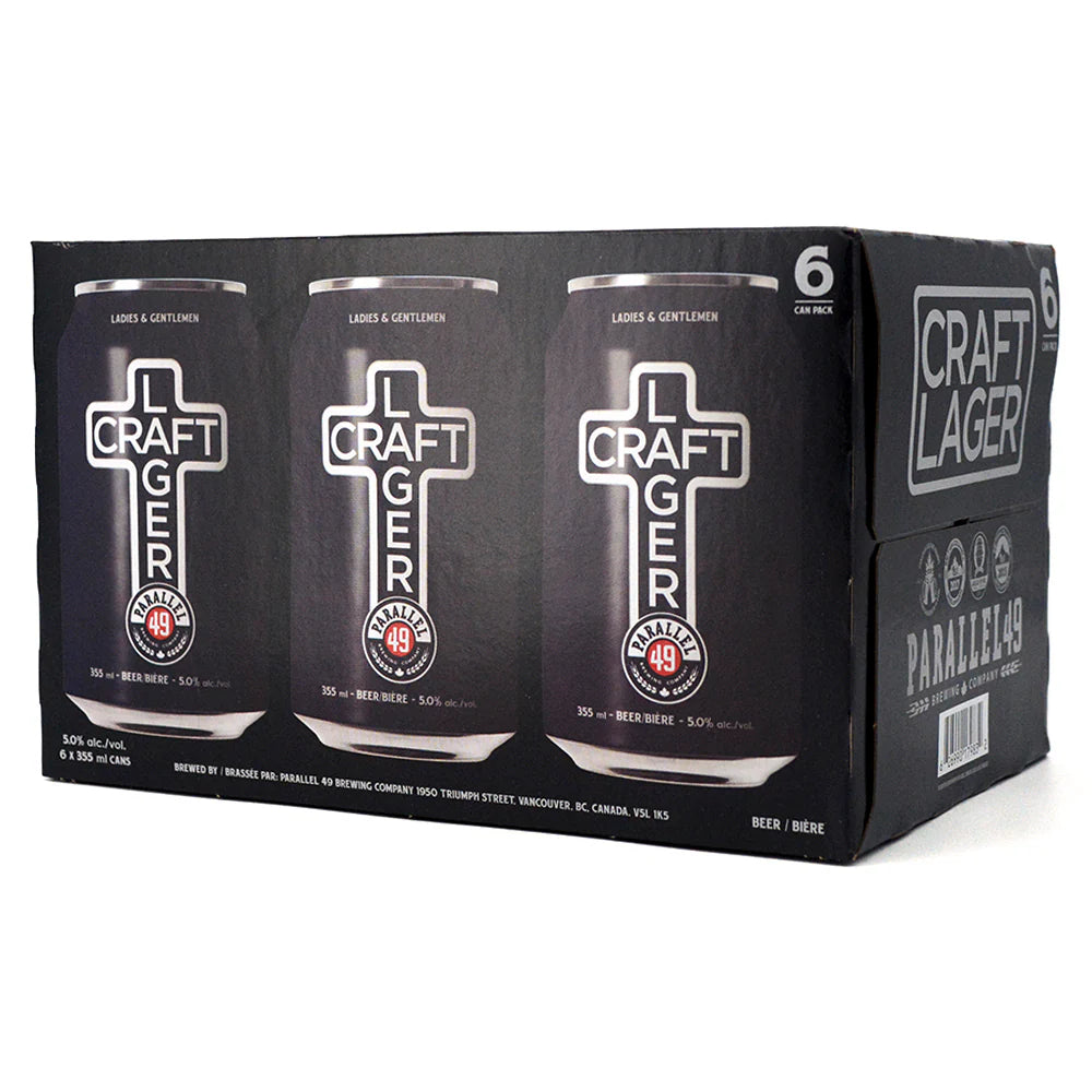 PARALLEL 49 CRAFT LAGER 355ML 6PK CAN