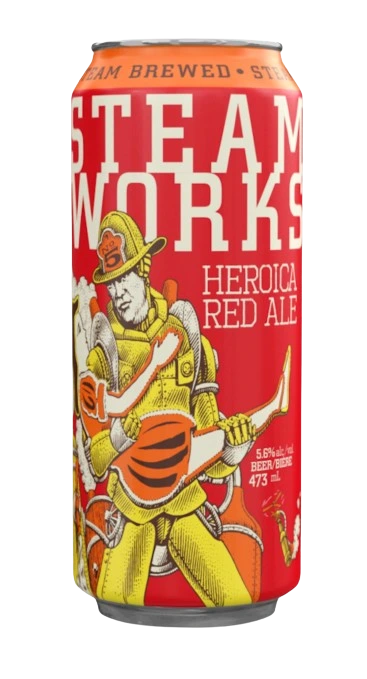 STEAMWORKS HEROICA RED ALE 473ML CAN