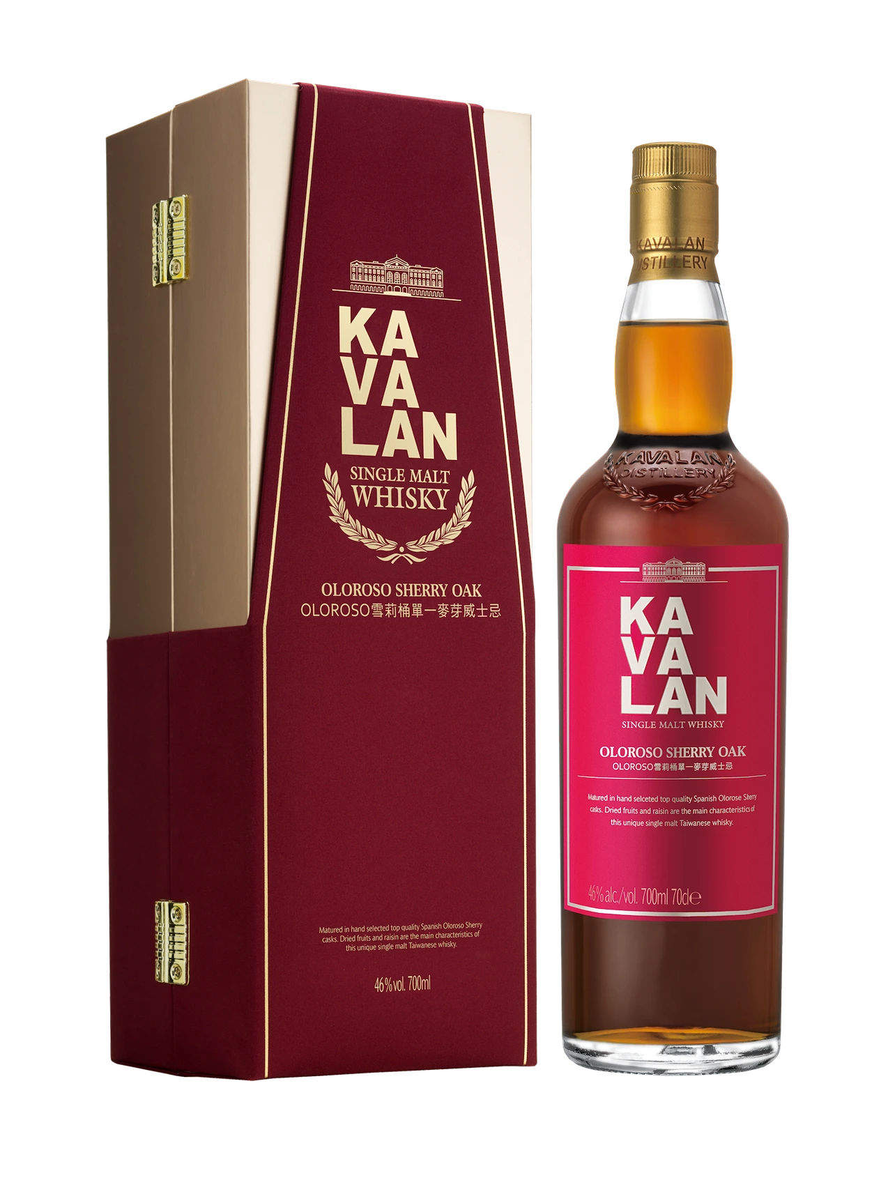 KAVALAN OLOROSO SHERRY OAK SINGLE MALT 700ML