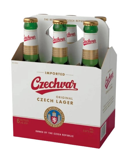 CZECHVAR LAGER 330ML 6PK BT