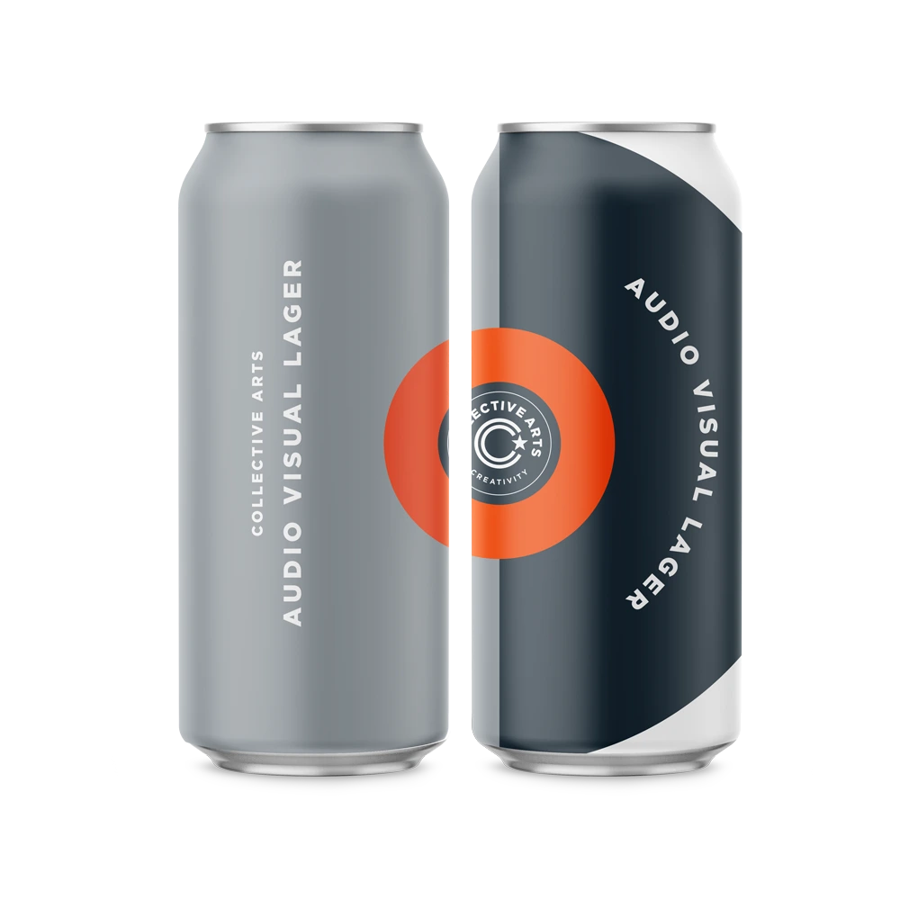 COLLECTIVE ARTS AUDIO VISUAL LAGER 473ML CAN