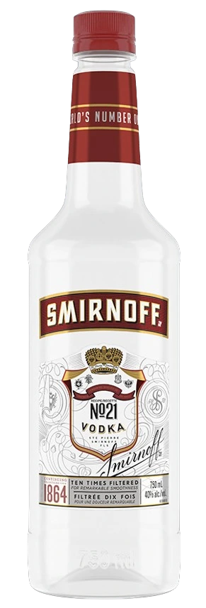 SMIRNOFF VODKA 750ML PET