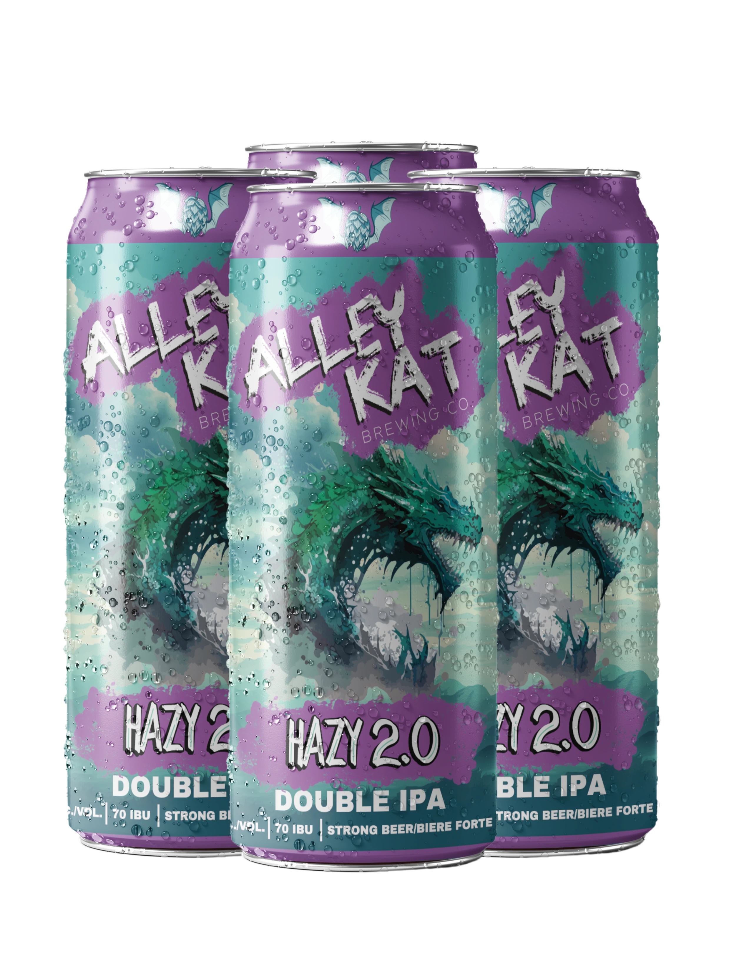 ALLEY KAT DRAGON DIPA SEASONAL 473ML 4PK CAN @ Airdrie [1018385]