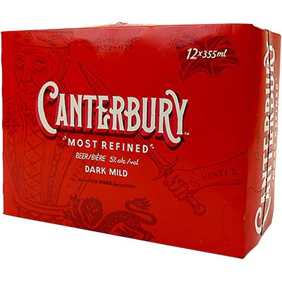 CANTERBURY DARK MILD 355ML 6PK CAN